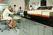 chemist working in lab