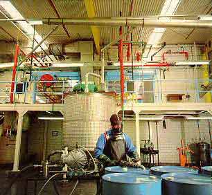 drums in factory